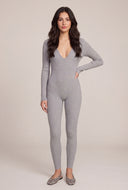 Lace Up Back Catsuit
