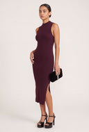 Sleeveless Midi Sweater Dress