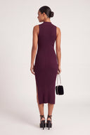 Sleeveless Midi Sweater Dress