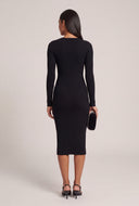 Glam Bow Midi Dress