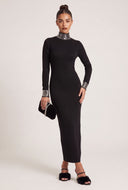 Glam Mock Neck Dress
