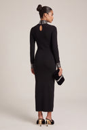 Glam Mock Neck Dress