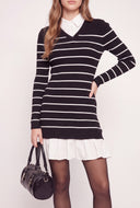 Striped Layered Look Dress