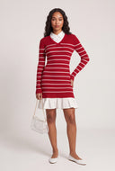 Striped Layered Look Dress