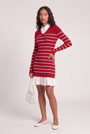 Striped Layered Look Dress