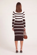 Striped Long Sleeve Dress
