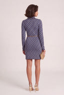 Geometric Mini Sweater Dress