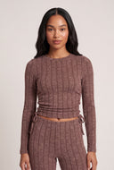 Laurel Ruched Long Sleeve Top