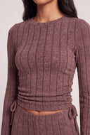 Laurel Ruched Long Sleeve Top