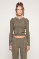 Laurel Ruched Long Sleeve Top