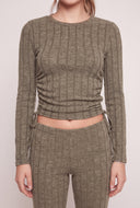 Laurel Ruched Long Sleeve Top