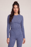 Laurel Ruched Long Sleeve Top