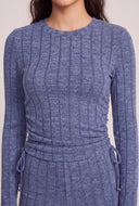 Laurel Ruched Long Sleeve Top