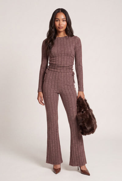 Laurel High Waist Flare Pants