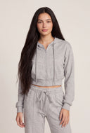 Darla Crop Zip Hoodie