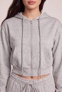 Darla Crop Zip Hoodie