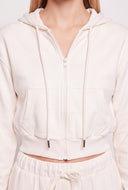 Darla Crop Zip Hoodie