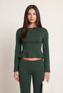 Dayana Peplum Top