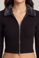 Laura Double Zip Sweater