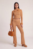 Laura Fold Over Flare Pants