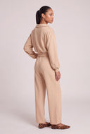 Jordyn Crop Polo Sweatshirt