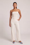 Asymmetrical Strapless Top