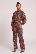 Graffiti Crop Shacket