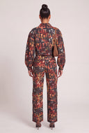 Graffiti Crop Shacket