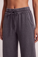 Acid Wash Drawstring Sweatpants