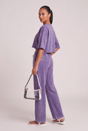 Acid Wash Drawstring Sweatpants
