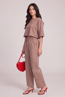Acid Wash Drawstring Sweatpants
