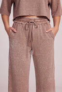 Acid Wash Drawstring Sweatpants
