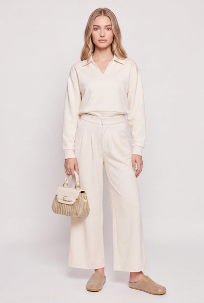 Modal Pleated Pants