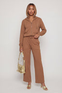 Wide Leg Drawstring Pants