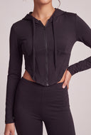 Ila Crop Zip Hoodie