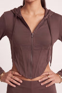 Ila Crop Zip Hoodie