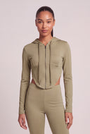 Ila Crop Zip Hoodie