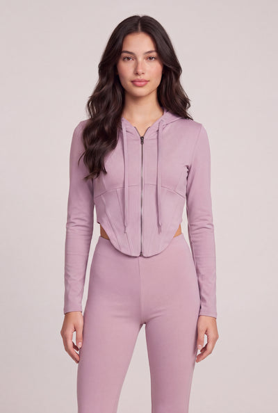 Ila Crop Zip Hoodie