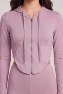 Ila Crop Zip Hoodie