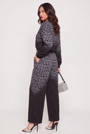 Glam Leopard Print Sweatpants