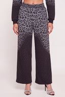 Glam Leopard Print Sweatpants