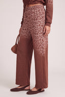 Glam Leopard Print Sweatpants