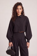 Crop Long Sleeve Shirt