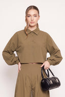 Crop Long Sleeve Shirt