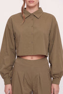 Crop Long Sleeve Shirt