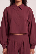 Crop Long Sleeve Shirt
