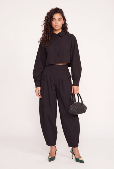 Pleated Balloon Pants