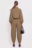 Pleated Balloon Pants