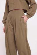 Pleated Balloon Pants