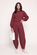 Pleated Balloon Pants